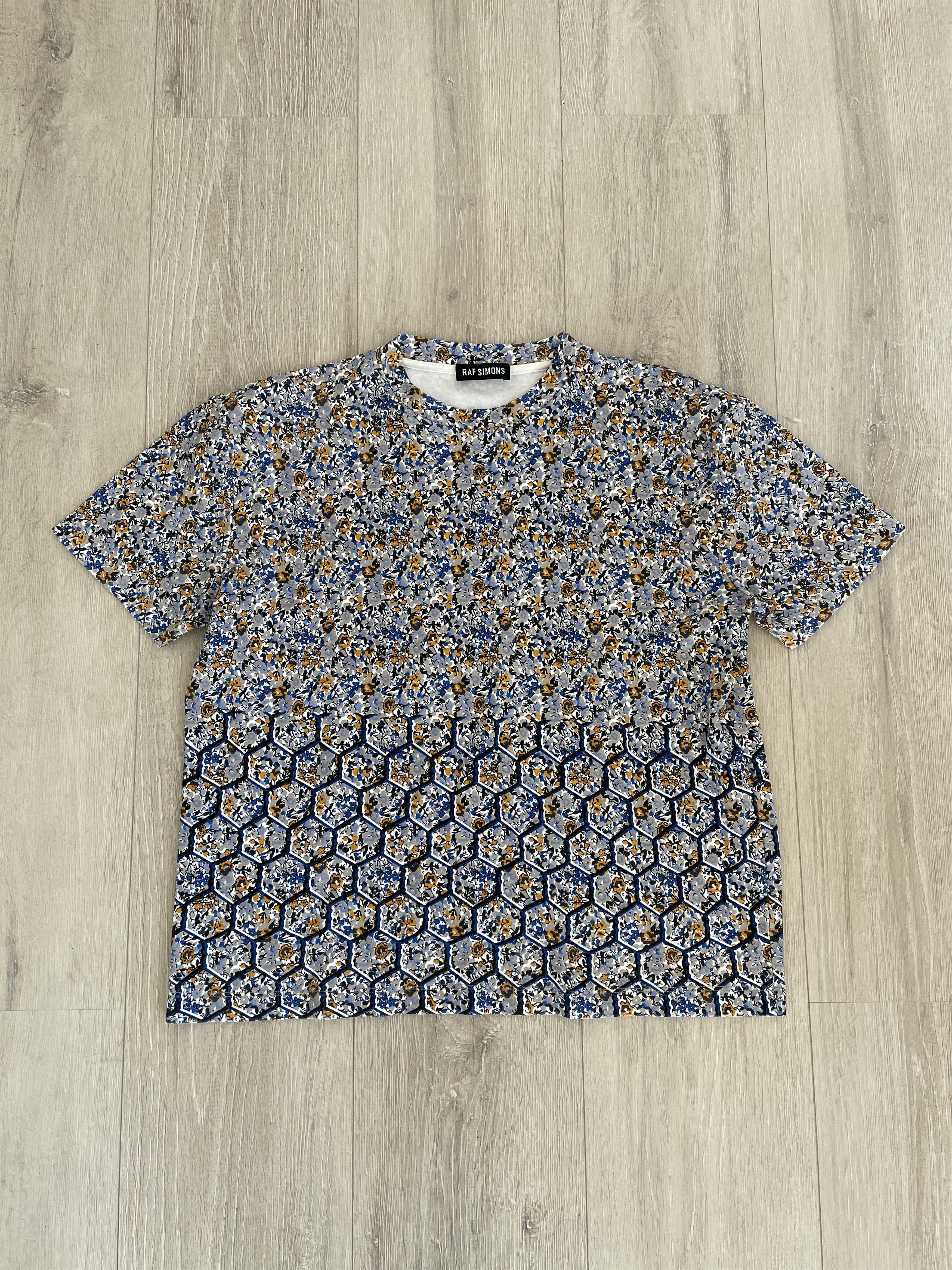Raf Simons Raf Simons SS14 floral print t-shirt Size US S / EU 44-46 / 1 - 1 Thumbnail
