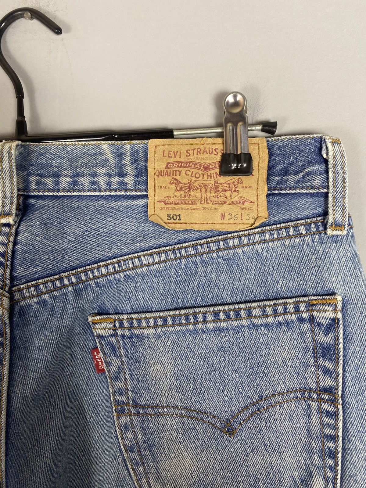 Levi's Vintage 90s Levi’s 501 jeans denim Size US 36 / EU 52 - 5 Thumbnail