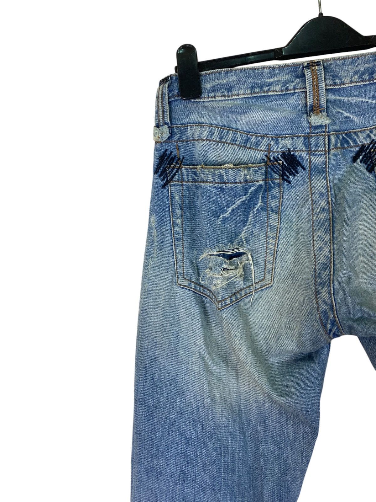 Japanese Brand Japanese Army of No Stud Hysteric Inspired Distressed Jeans Size US 32 / EU 48 - 10 Thumbnail