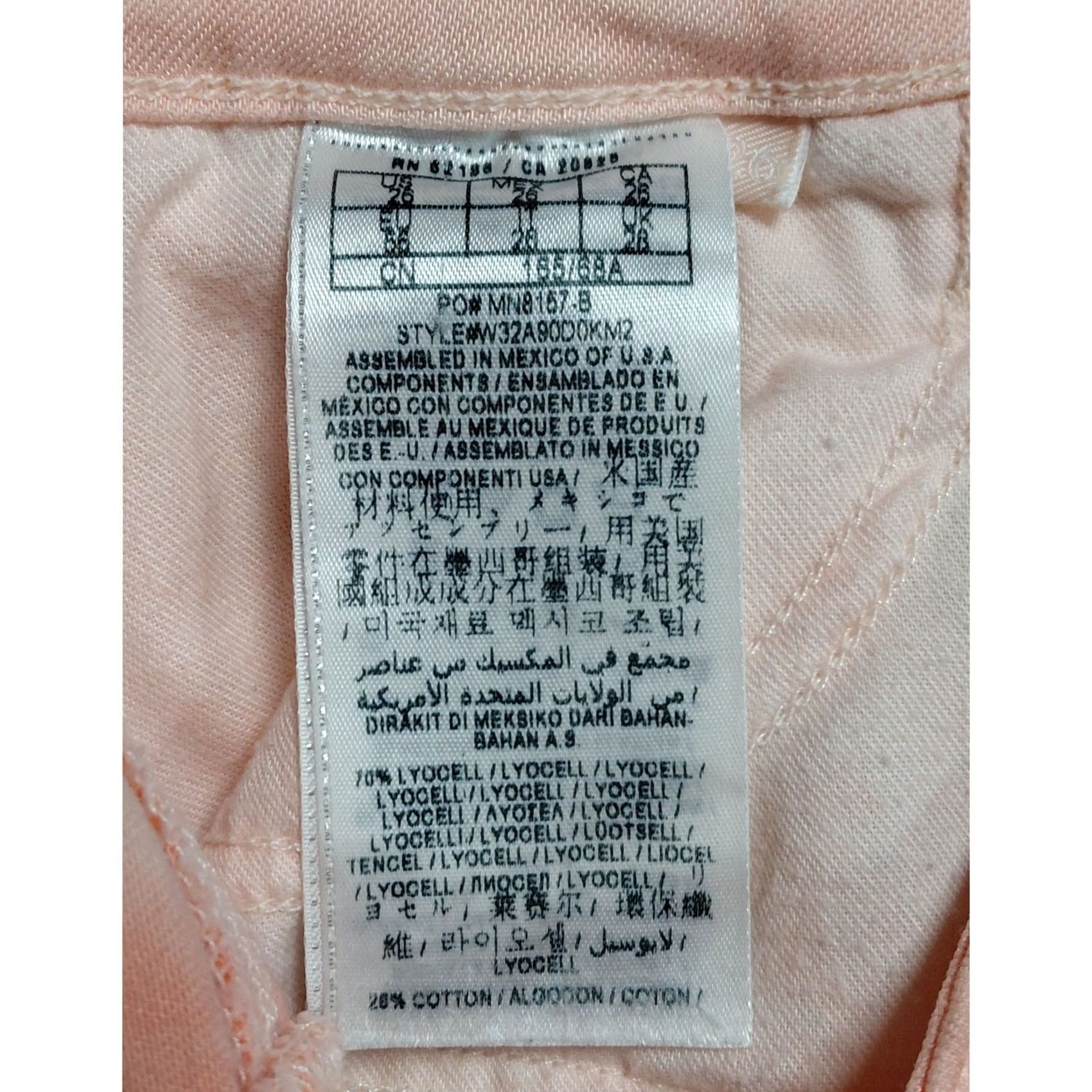 Guess GUESS Tie-Dye Skinny Jeans Pink Denim 26 Women Slim Cotton Spandex Regular Ankle Casual Modern Vintage: No, etc. Size 26" / US 2 / IT 38 - 5 Thumbnail