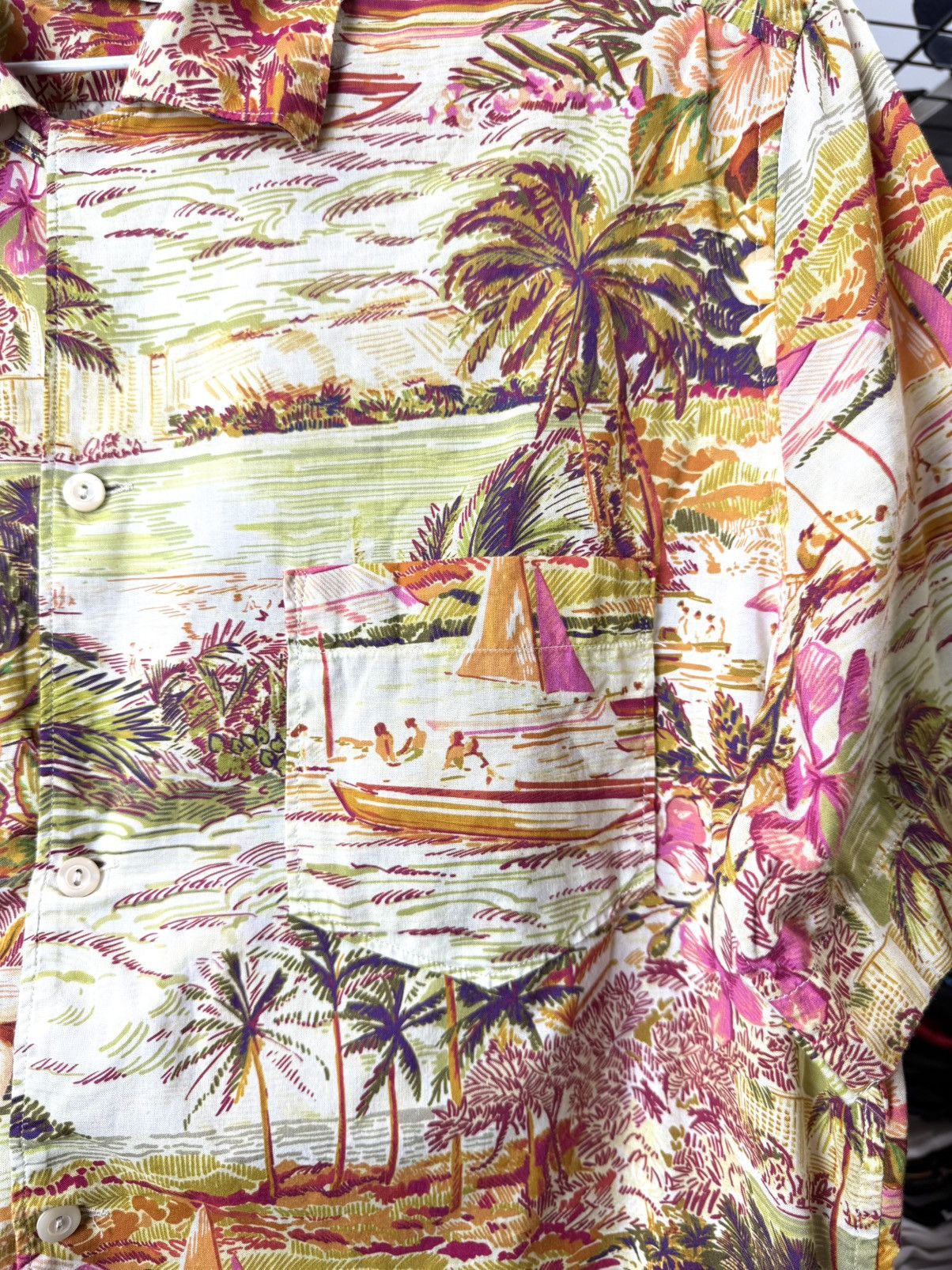 Tintoria Mattei Tintoria Mattei 954 Colourful Hawaiian Shirt Size US S / EU 44-46 / 1 - 3 Thumbnail
