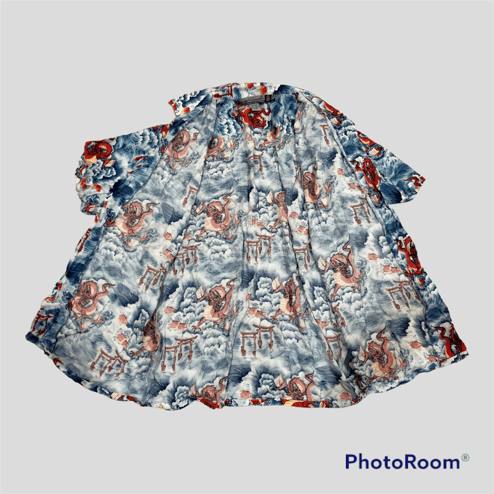 Pineapple Connection Pineapple Connection Selvedge Hawaiian Shirt Motif Dragons Size US L / EU 52-54 / 3 - 4 Thumbnail