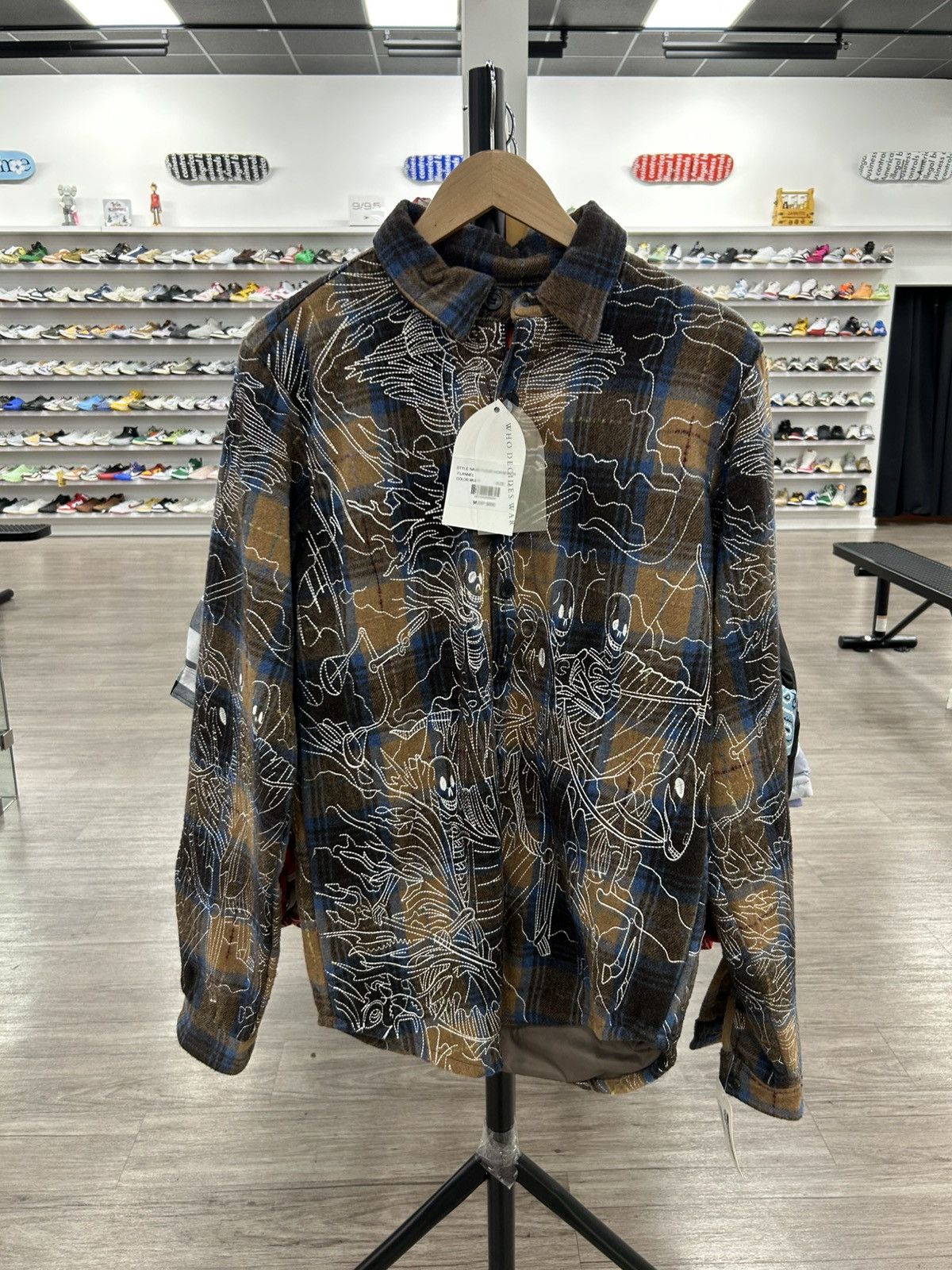 Who Decides War Who Decides War Heavy Embroidered Flannel Size US S / EU 44-46 / 1 - 1 Thumbnail