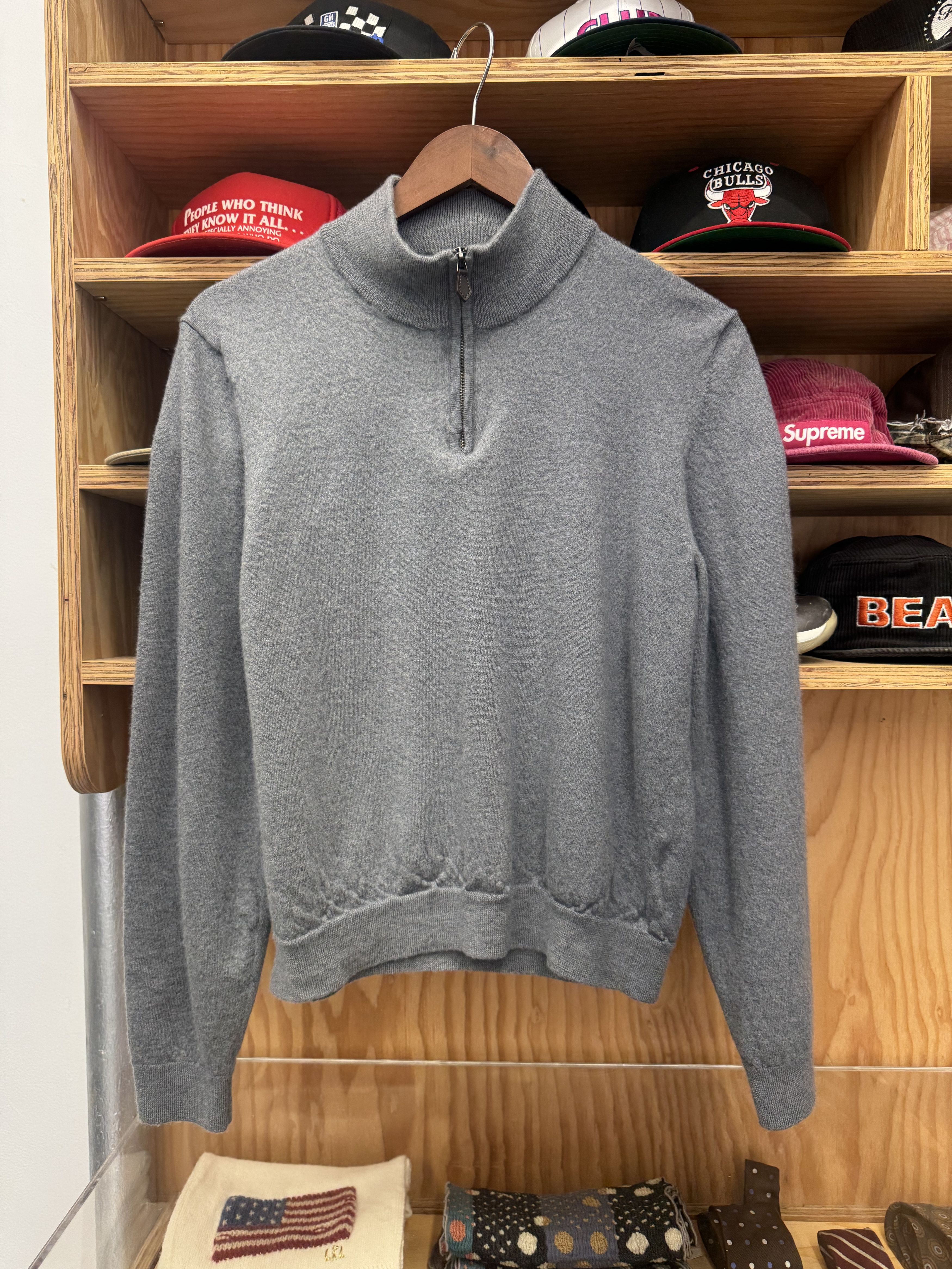 Bloomingdale's Vintage Bloomingdales Quarter Zip Size US S / EU 44-46 / 1 - 1 Thumbnail
