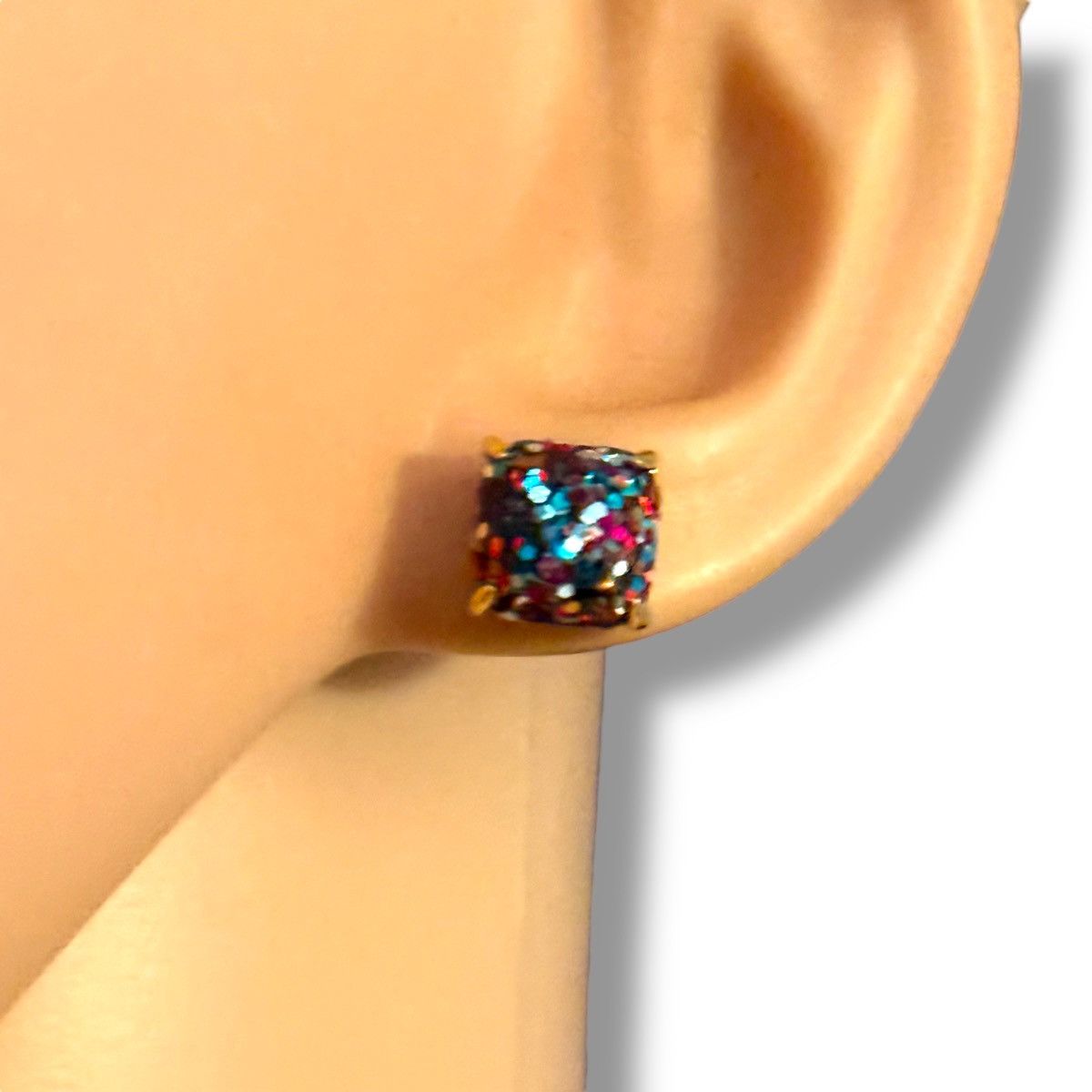 Kate Spade Kate Spade multicolor confetti square stud earrings Size ONE SIZE - 4 Thumbnail