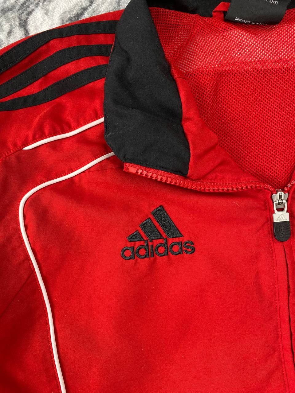 Adidas Vintage Adidas Liverpool FC Football Windbreak Jacket Size US XL / EU 56 / 4 - 4 Thumbnail