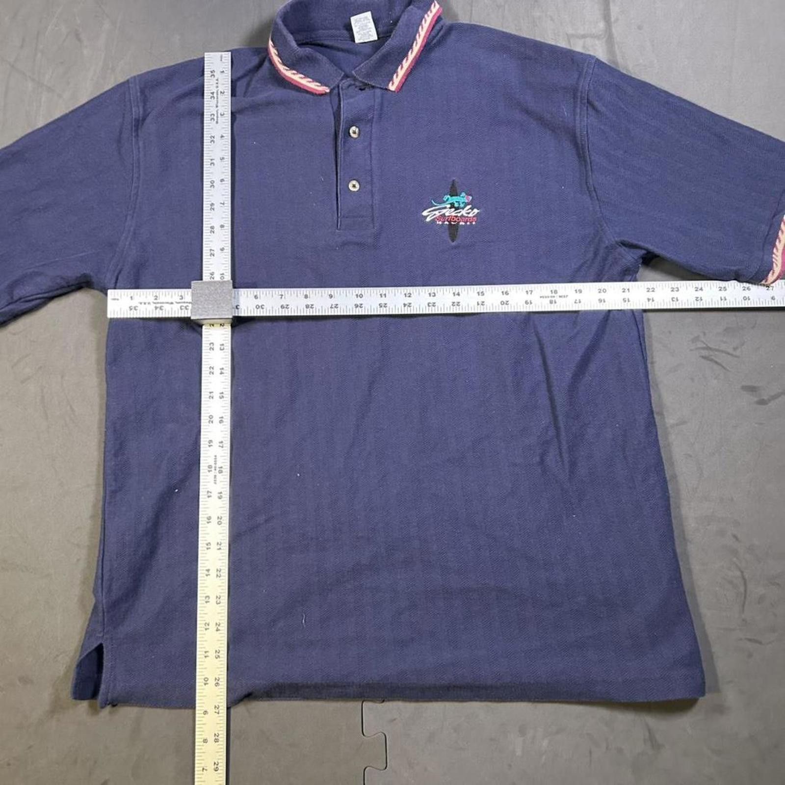 Other Blue vintage polo shirt. Gecko Hawaii. Men’s size large. Size US L / EU 52-54 / 3 - 2 Thumbnail