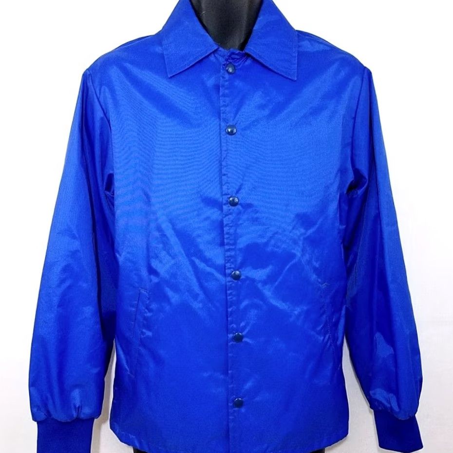 Vintage VINTAGE Columbia Gorge Bluegrass Festival Mens Jacket S 80s Made In USA Nylon Windbreaker Blue Size US S / EU 44-46 / 1 - 3 Thumbnail