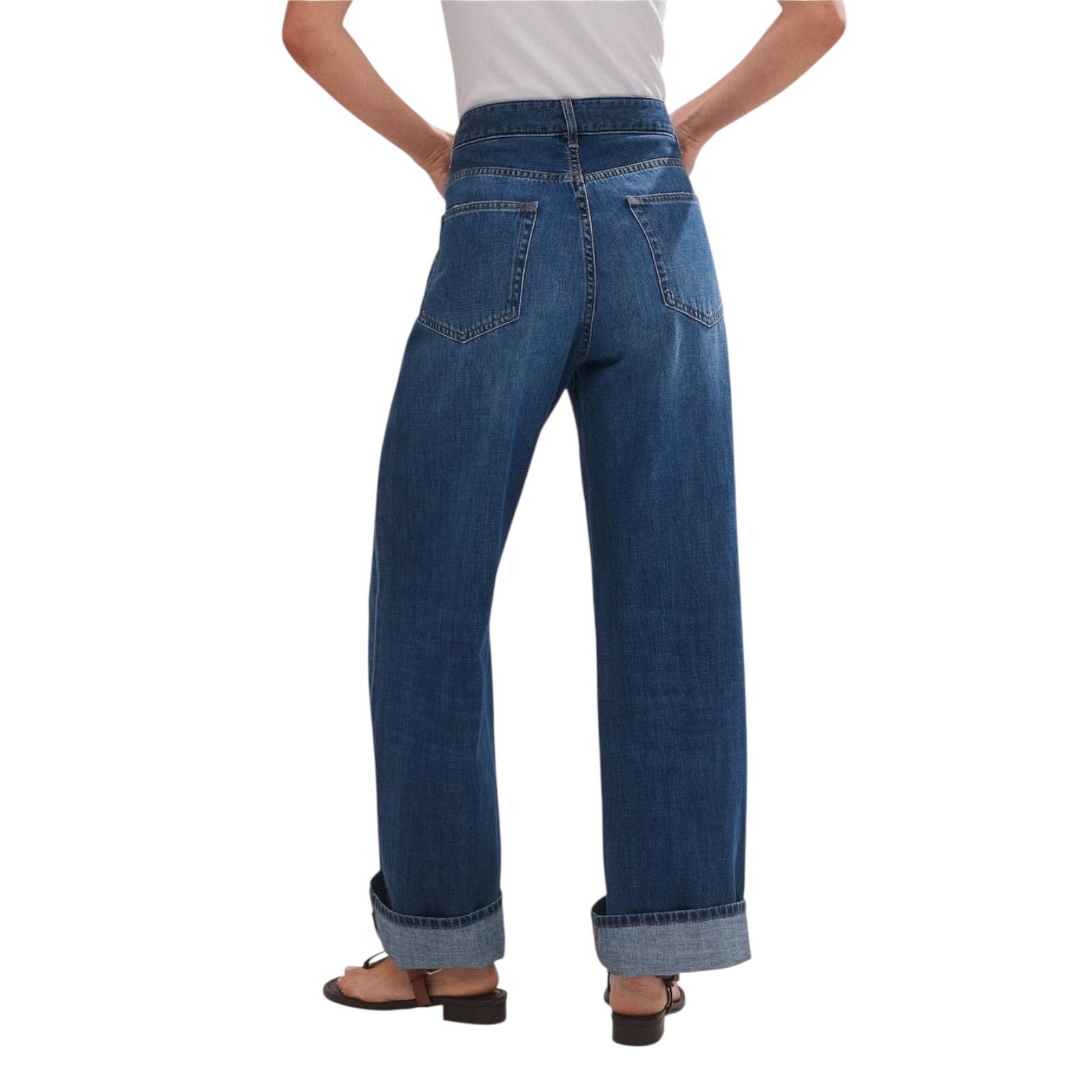 ME+EM Me+Em women's baggy jeans size US 24-IT 39 Size 27" / US 4 / IT 40 - 3 Thumbnail