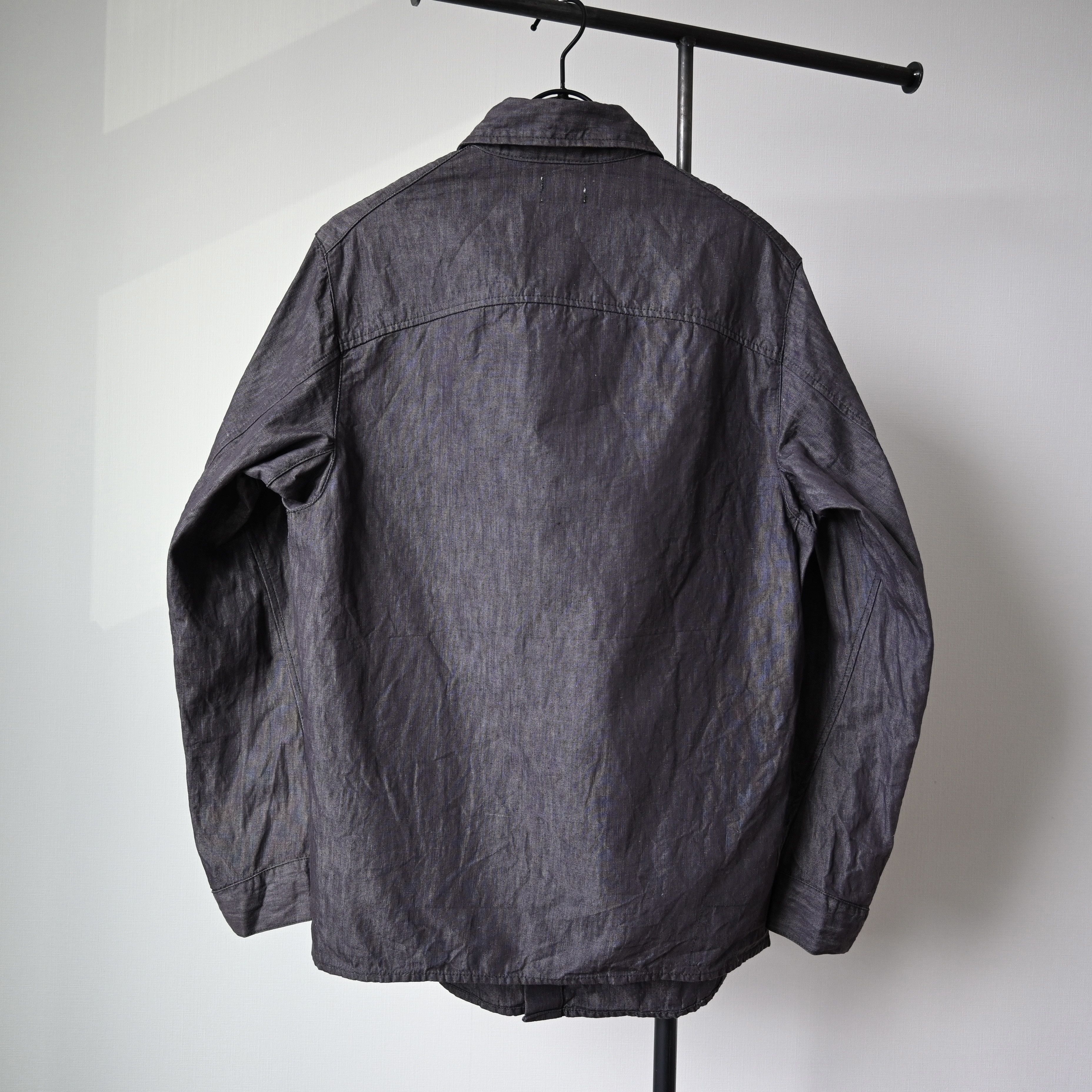 Levi's VTG 2000s Levi's ENGINEERED JEANS cotton linen work shirt Size US L / EU 52-54 / 3 - 2 Thumbnail