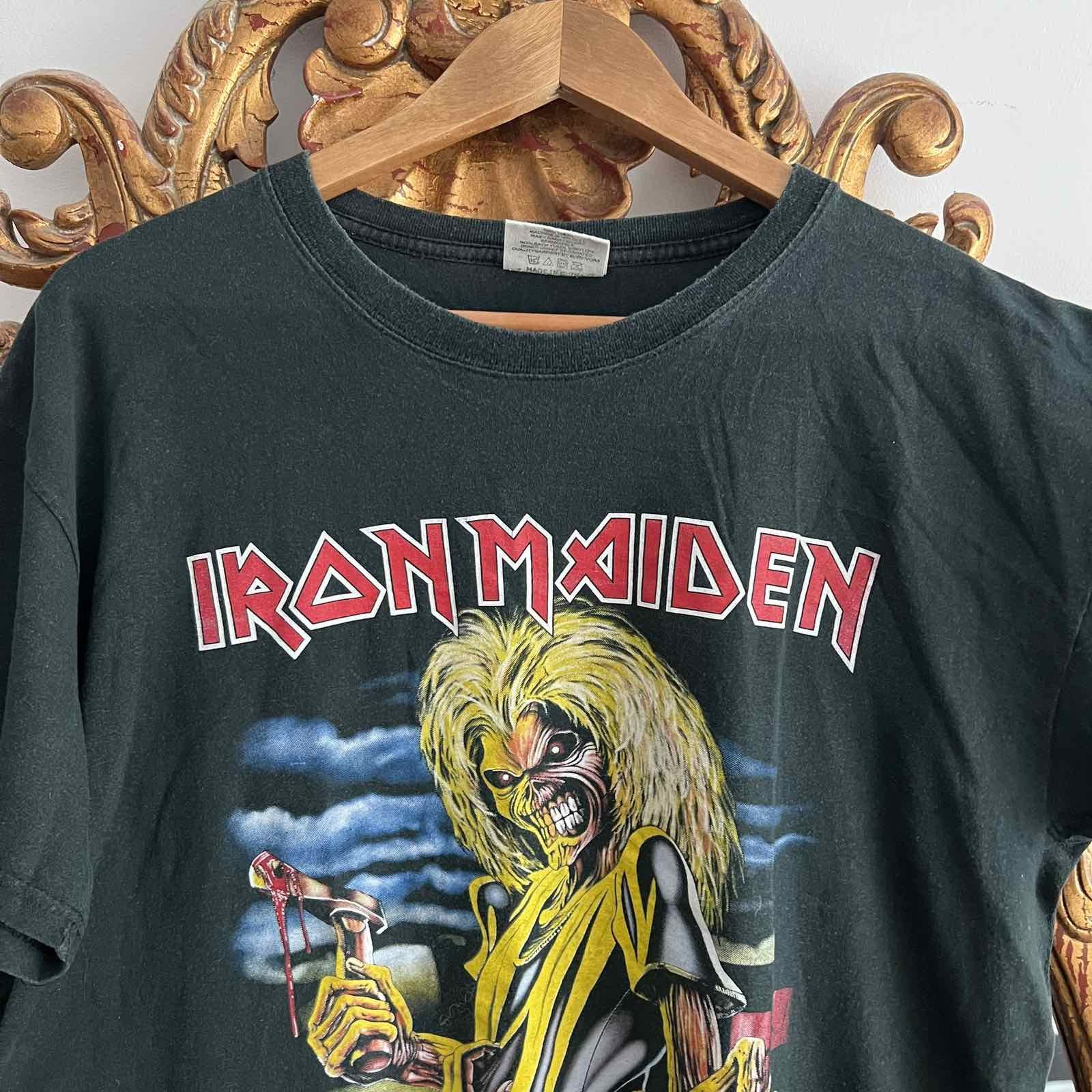 Vintage 2003 Iron Maiden Killers Vintage Rock Band T-Shirt Tee Size US L / EU 52-54 / 3 - 5 Thumbnail