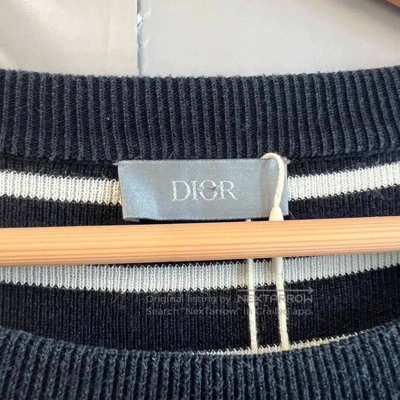 Dior Dior Striped Cotton Men's T-Shirt Size L . Size US L / EU 52-54 / 3 - 3 Thumbnail