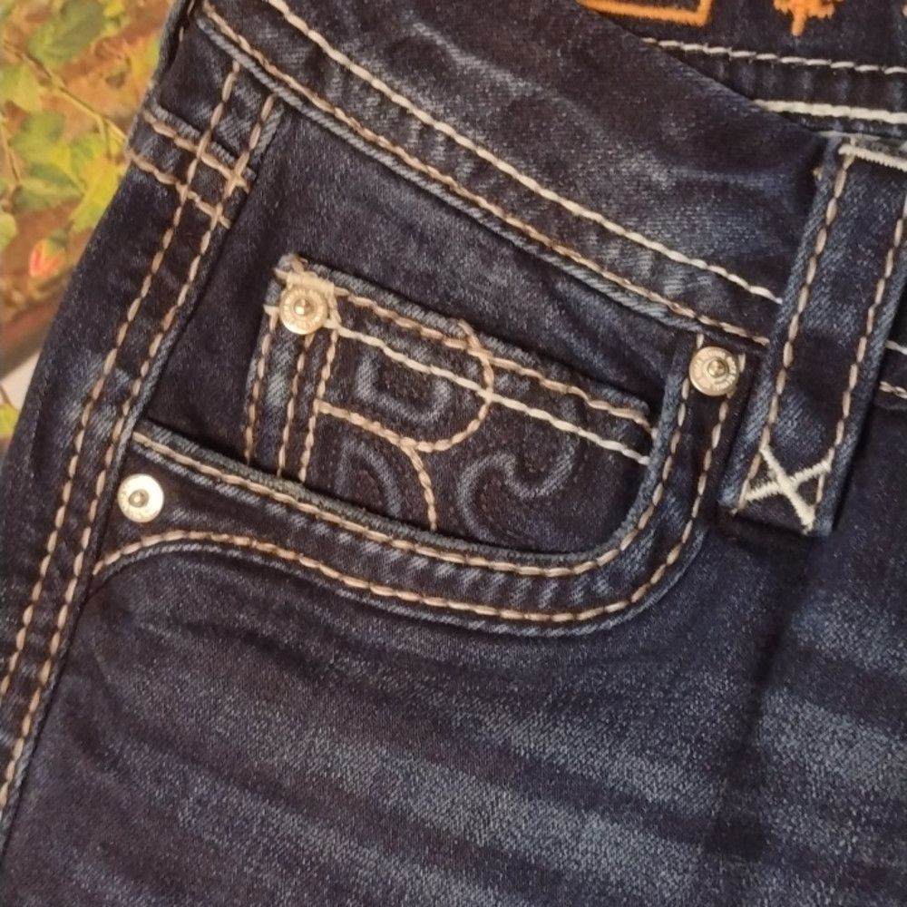 Rock Revival ROCK REVIVAL - martia ankle skinny jeans size 25 Size 25" / US 0 / IT 36 - 2 Thumbnail