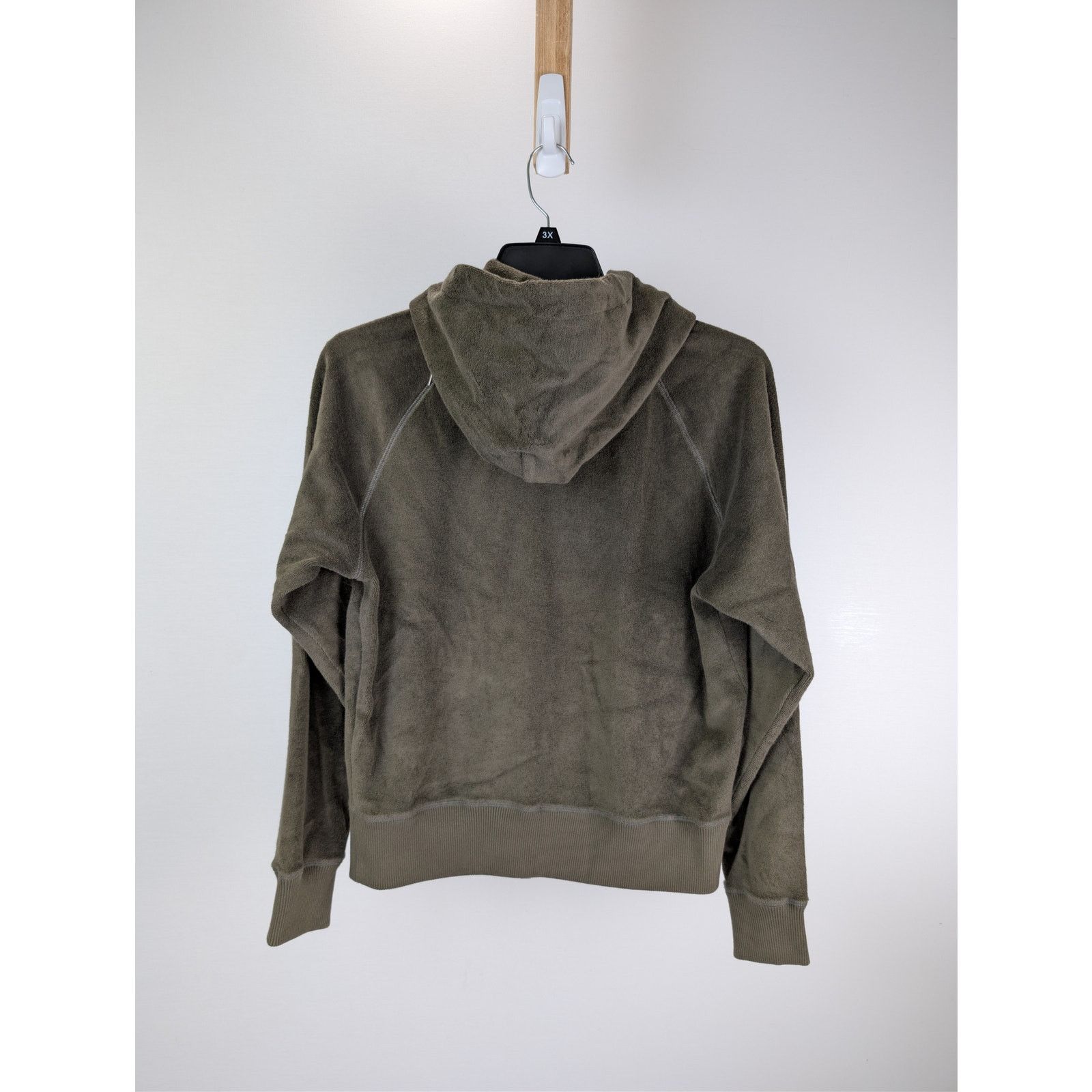 Tom Ford o1rshd1 CC20 Towelling cotton hoodie in green Size US M / EU 48-50 / 2 - 17 Thumbnail