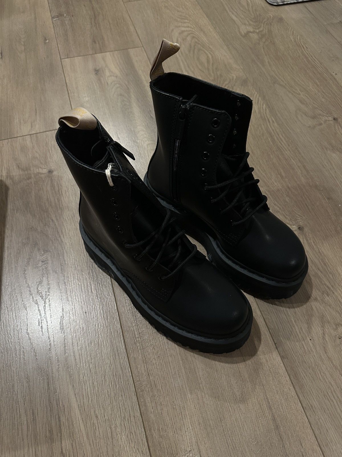 Dr. Martens VEGAN JADON II BOOT MONO PLATFORMS LEATHER COMBAT BOOTS Size US 9 / IT 39 - 9 Thumbnail