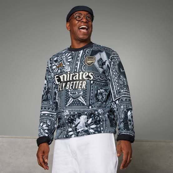Adidas ARSENAL ADIDAS IAN WRIGHT 2023/24 SOCCER PRE MATCH WARM TOP Size US S / EU 44-46 / 1 - 11 Thumbnail