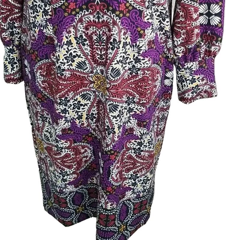 Chicos Chicos Women Floral Medallion Print Midi Sheath Dress 1 8/10 Size M / US 6-8 / IT 42-44 - 4 Thumbnail