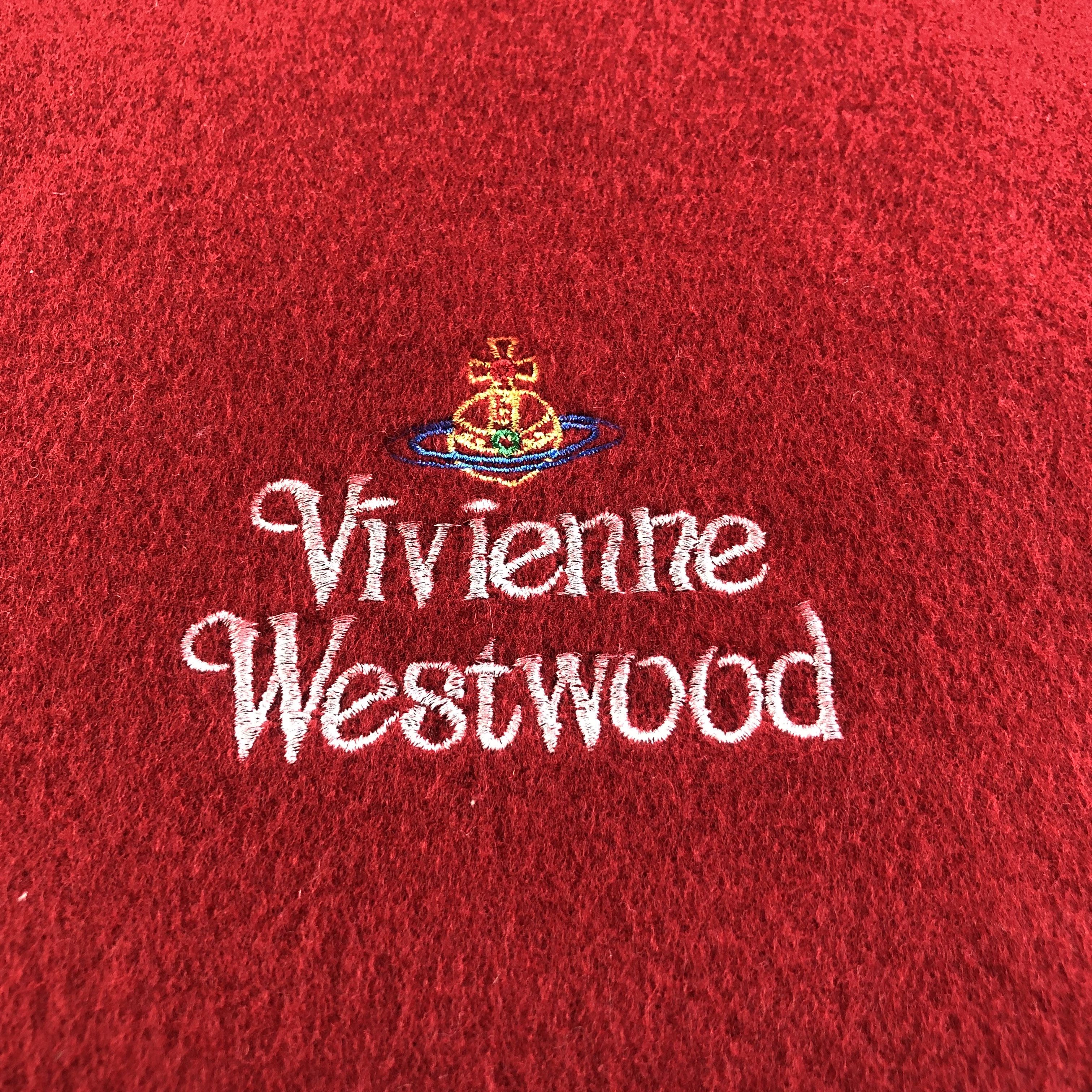 Vivienne Westwood Vivienne Westwood Wool Scarf Muffler V2038 Size ONE SIZE - 3 Thumbnail