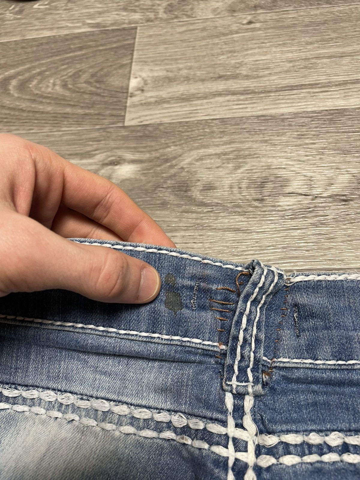 True Religion Vintage True Religion Blue Skinny Fit Jeans Y2K Size US 31 - 20 Thumbnail