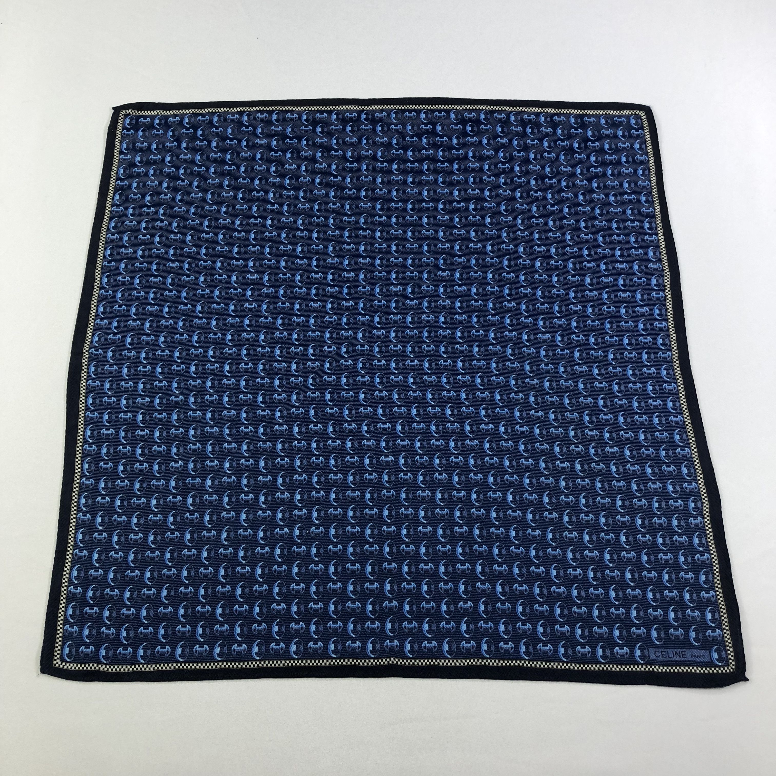 Celine × Vintage Celine Luxury Handkerchief Neckerchief Bandana H1891 Size ONE SIZE - 1 Thumbnail