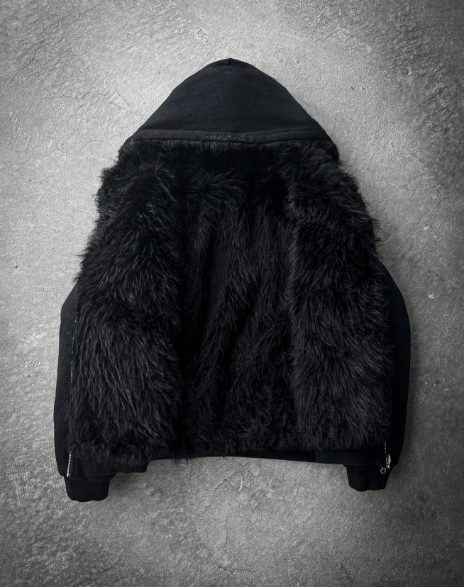 Designer × Japanese Brand Black reversible Jacket Hooded Size US L / EU 52-54 / 3 - 2 Thumbnail