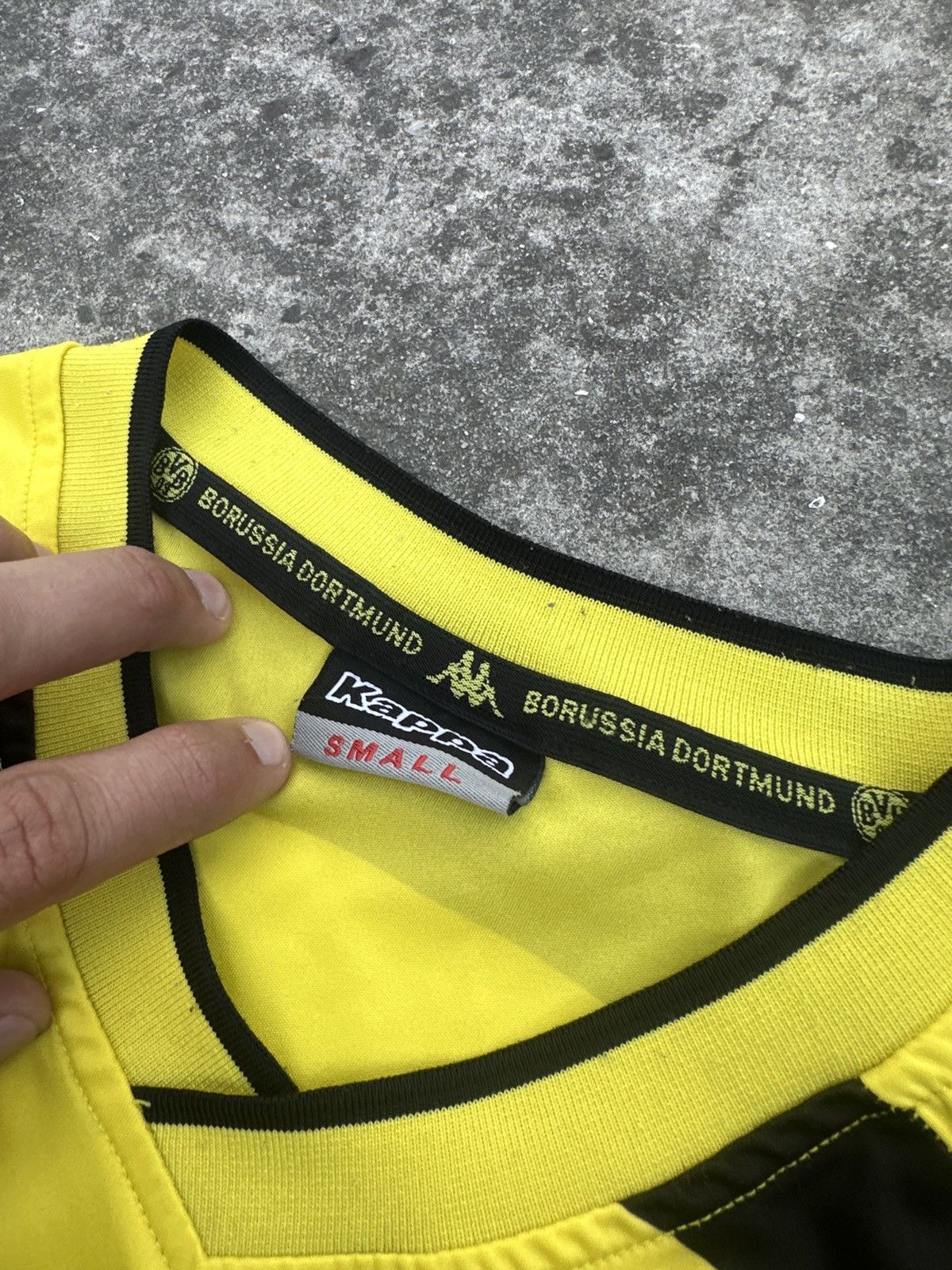Kappa Kappa Borussia Dortmund Soccer Jersey Rare Blokecore VTg S Size US S / EU 44-46 / 1 - 4 Thumbnail
