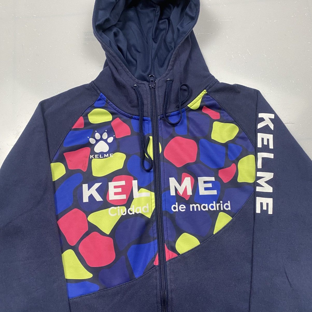 KELME CIUDAD DE MADRID ネイビー L Vintage Kelme Sports Ciudad de