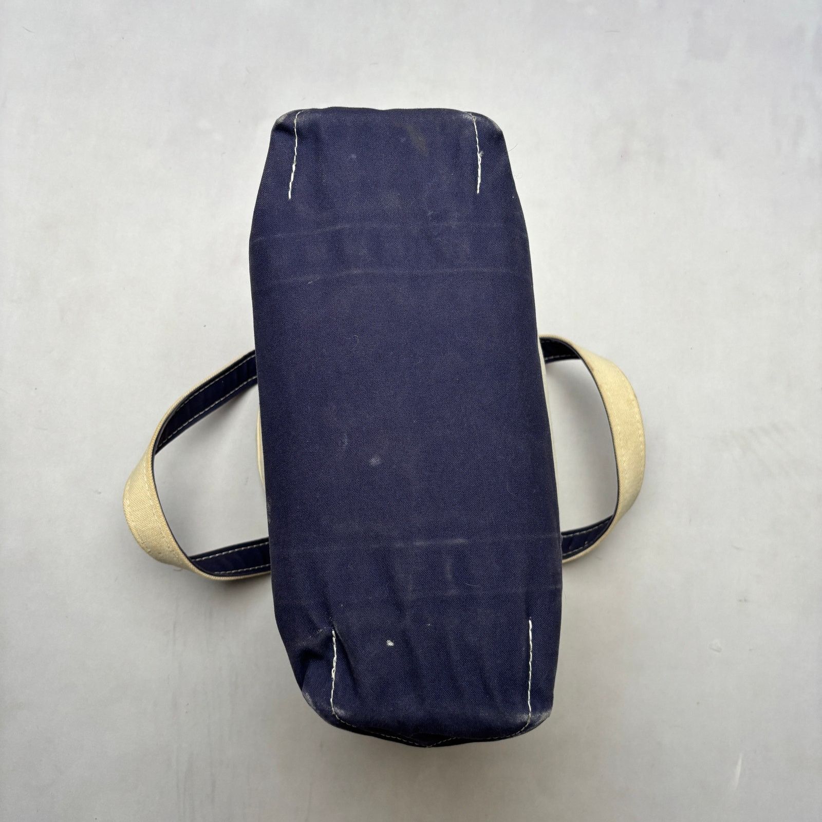 L.L. Bean Vintage 90s LL Bean Boat and Tote Canvas Bag Beach Grocery Size ONE SIZE - 4 Thumbnail