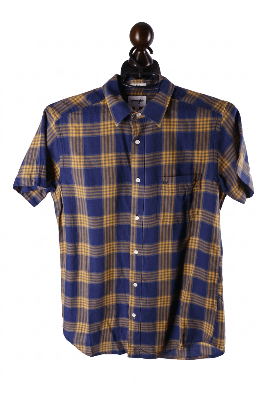 Wrangler Wrangler Plaid Short Sleeve Slim Fit Button Up Shirt Size US S / EU 44-46 / 1 - 1 Thumbnail