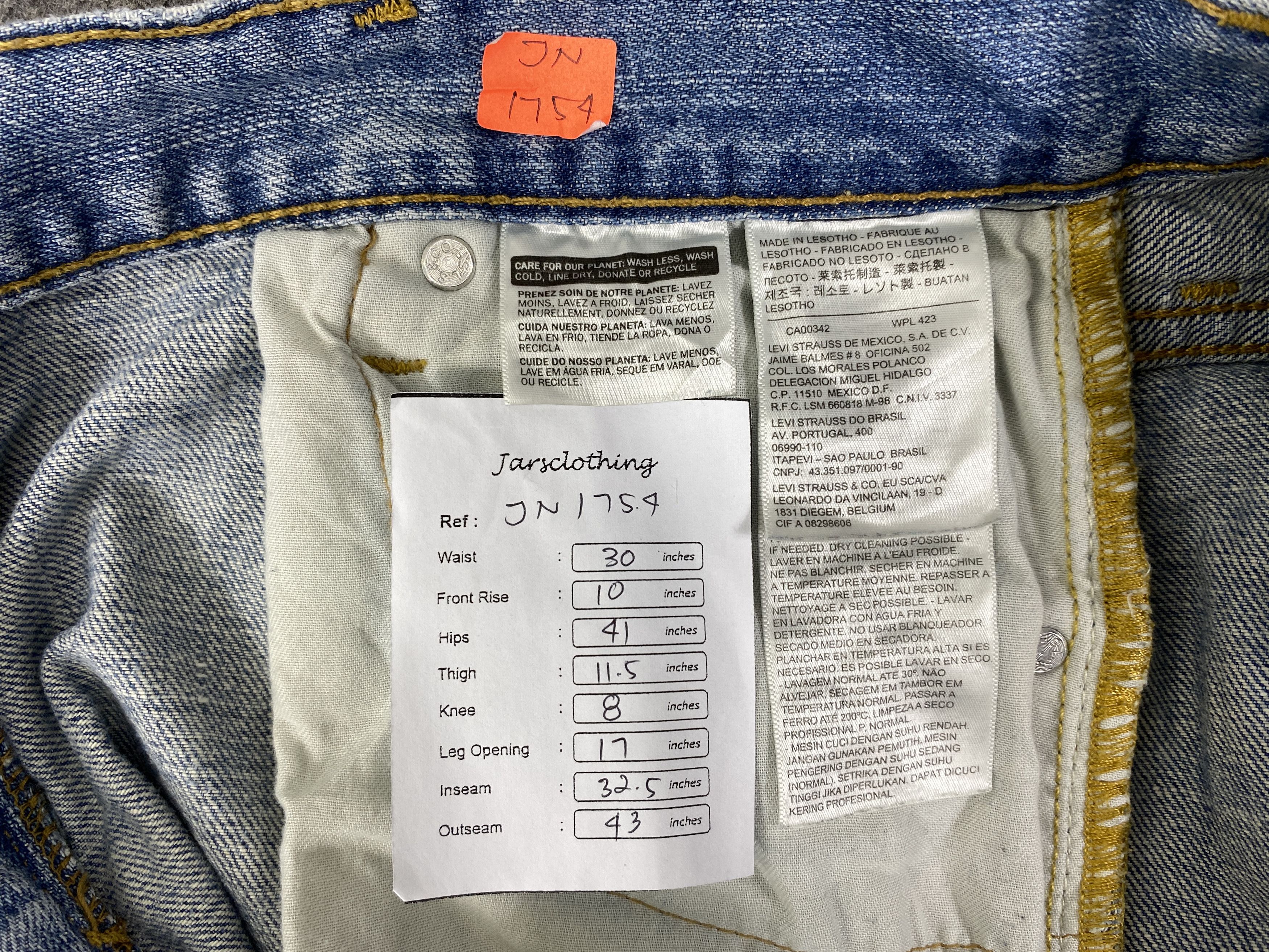Levi's Faded Blue Vintage Levi's 527 30x32.5 Denim -JN1754 Size US 30 / EU 46 - 7 Thumbnail
