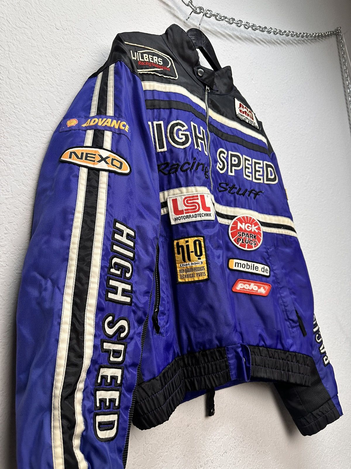 NASCAR Racing Jacket Moto Vodafone F1 Nascar Leather Red Bull Lucky Size US M / EU 48-50 / 2 - 6 Thumbnail