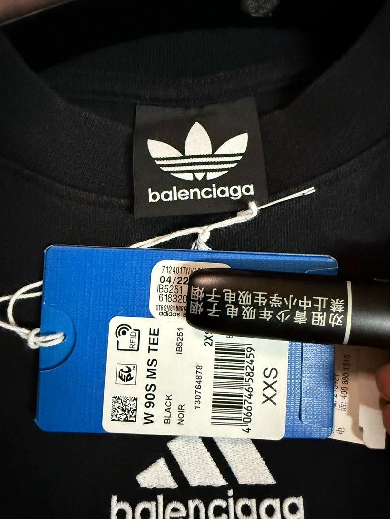 Balenciaga Balenciaga Adidas co-branded short sleeves 2505-Nextarrow Size US XXS / EU 40 - 3 Thumbnail