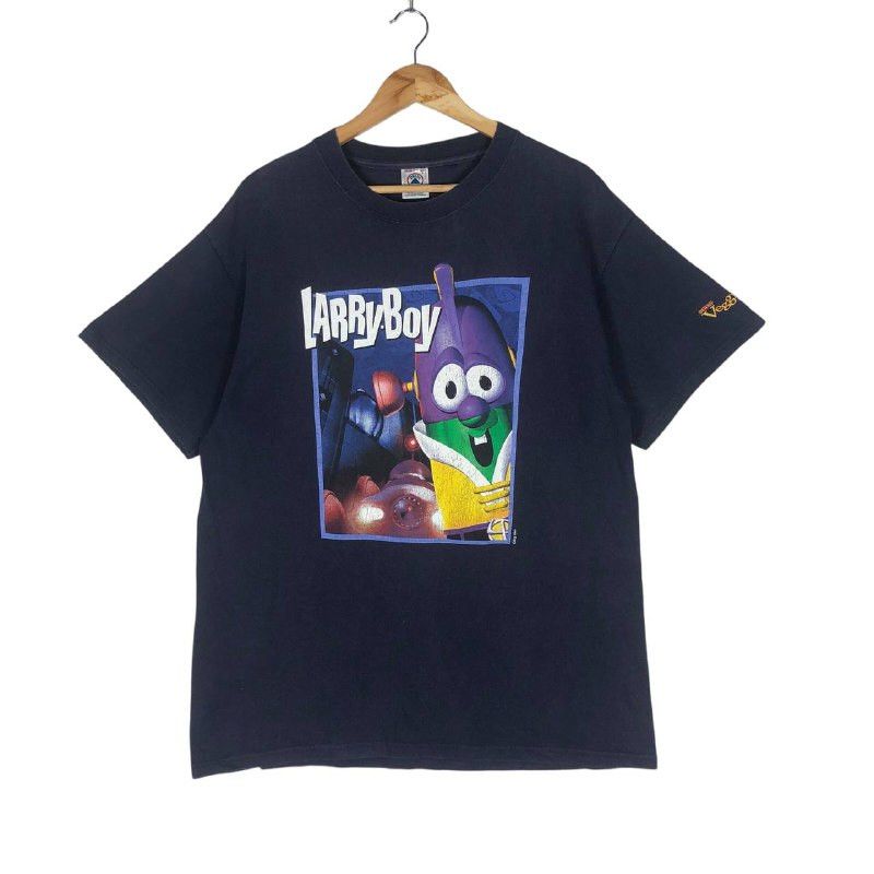 Delta Vintage VeggieTales Larry Boy T-Shirt Size US L / EU 52-54 / 3 - 1 Thumbnail