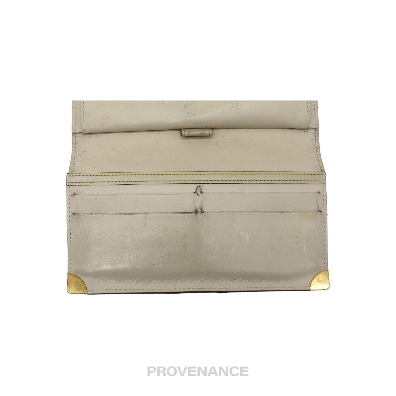 Louis Vuitton 🔴 Louis Vuitton International Wallet - White Suhali Leather Size ONE SIZE - 6 Thumbnail
