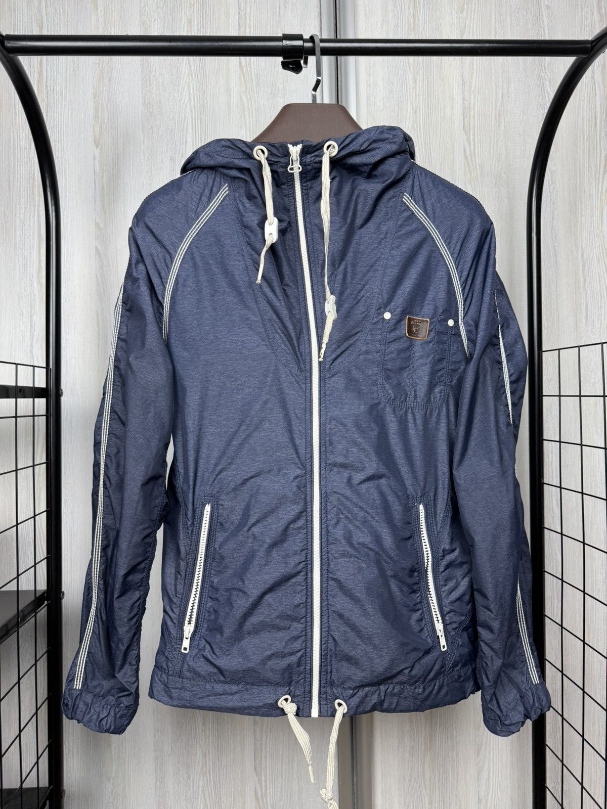 Diesel Diesel vintage y2k blue lightweight avant garde jacket Size US S / EU 44-46 / 1 - 2 Thumbnail