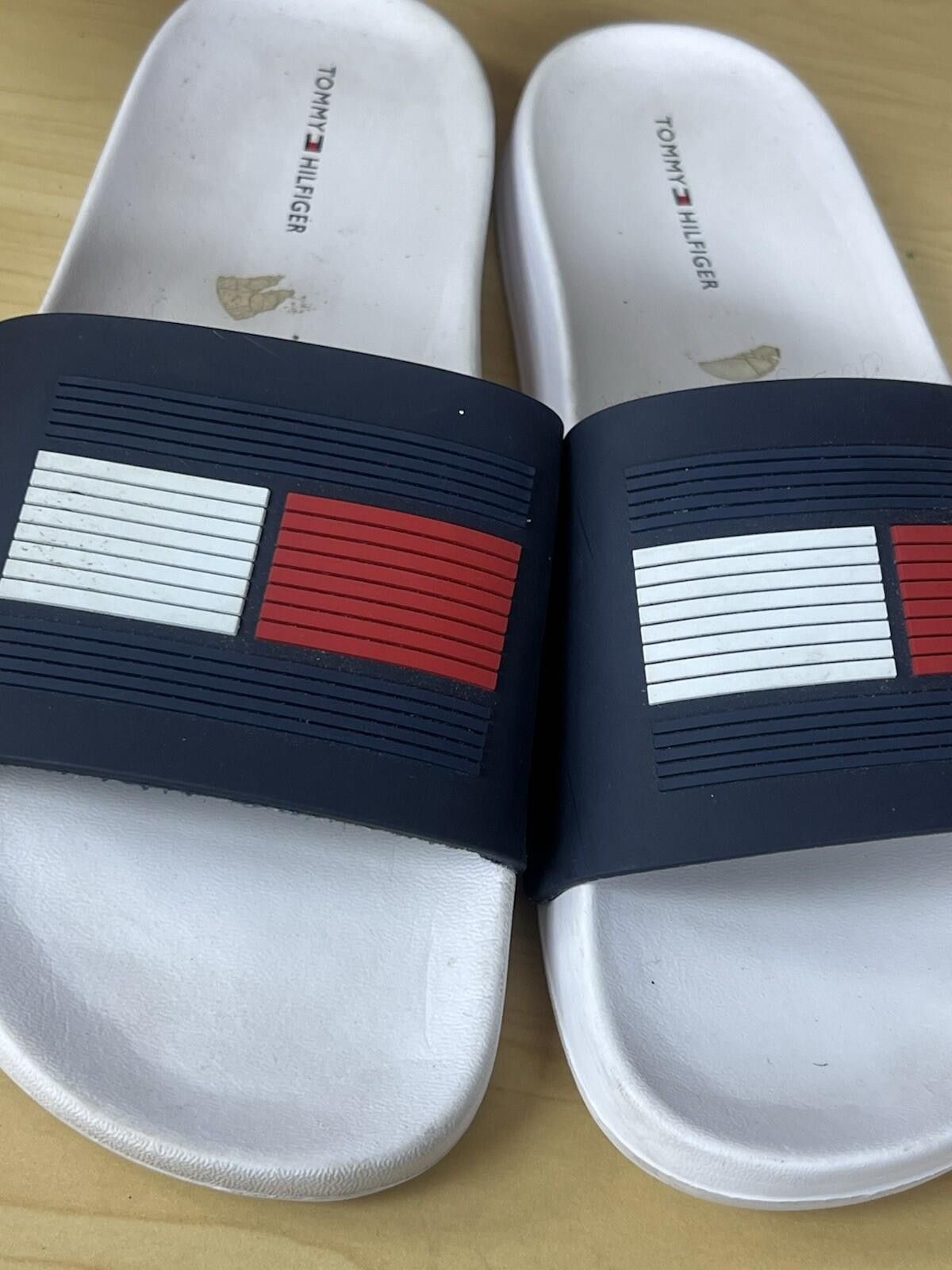 Tommy Hilfiger Tommy Hilfiger Dark Blue White Red Slide Sandal Flip Flop 11 Size US 9 / EU 42 - 3 Thumbnail