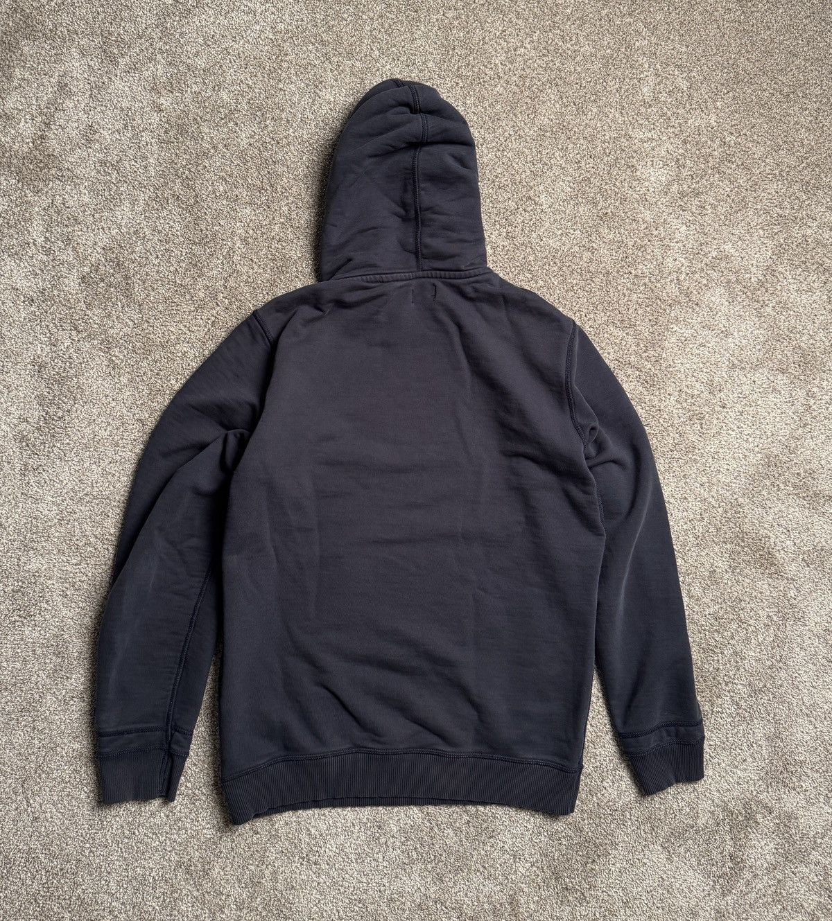 Diesel DIESEL NAVY BLUE EMBOSSED PULLOVER HOODIE Size US L / EU 52-54 / 3 - 6 Thumbnail