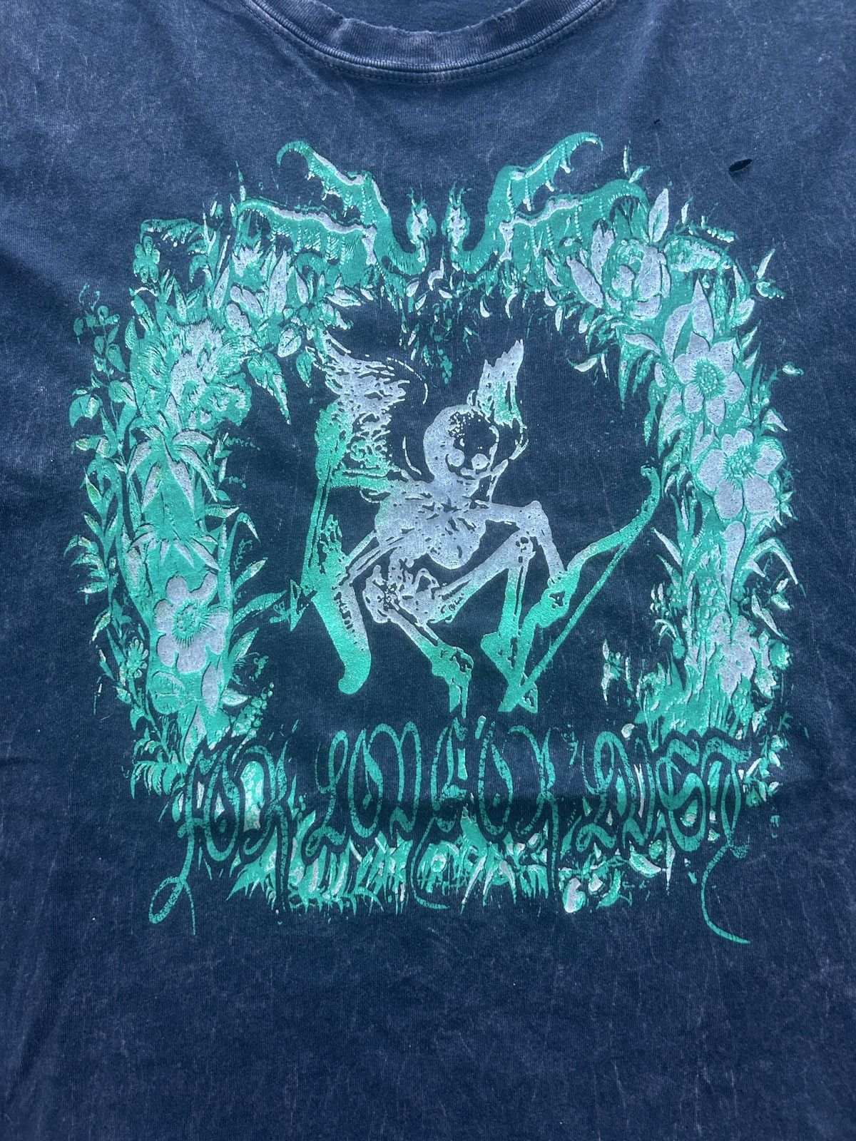 Vintage Cyber Y2K Express Graphic Tee Skeleton Size US L / EU 52-54 / 3 - 2 Thumbnail