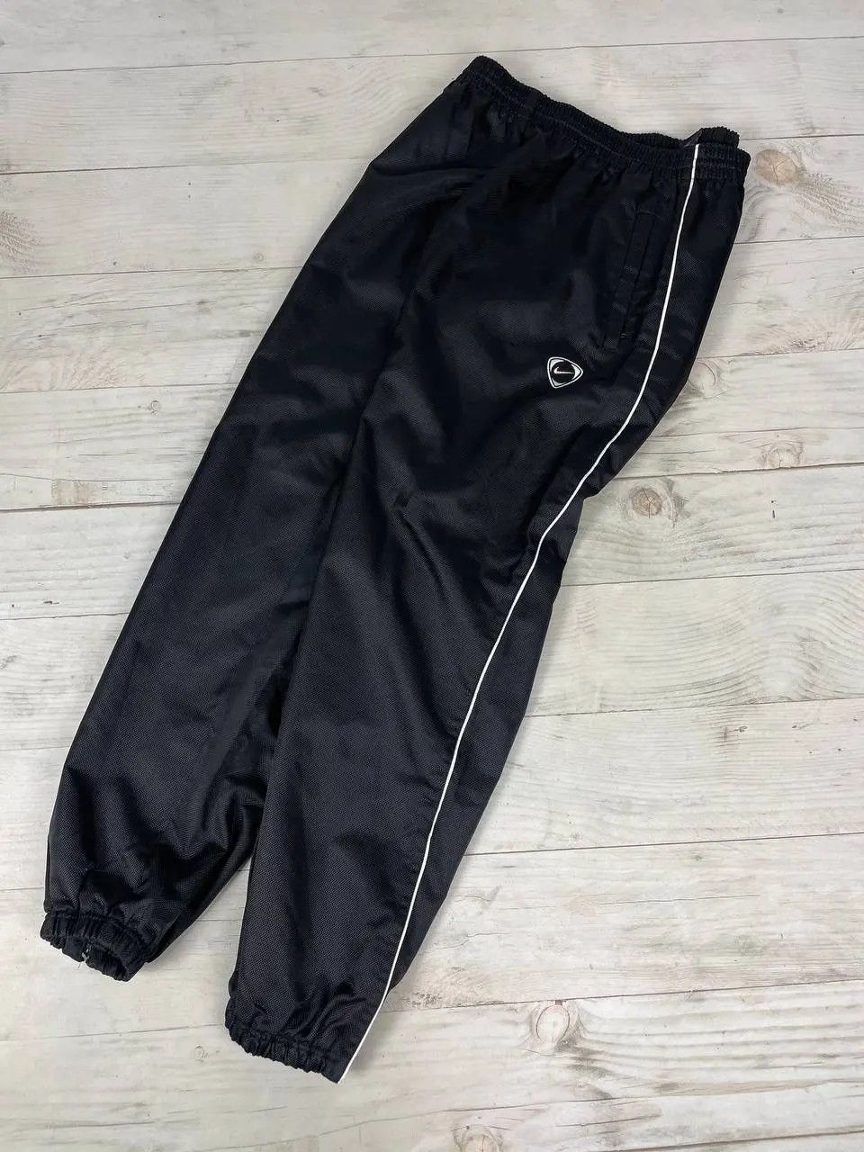 Nike Vintage Nike Pants Track 00s Swoosh Striped Drill Size US 36 / EU 52 - 1 Thumbnail