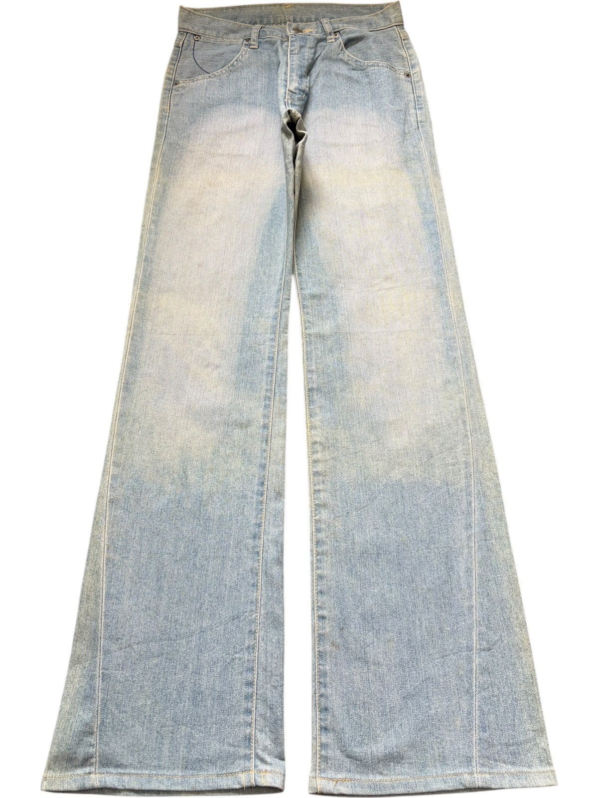 Uniqlo Vintage Japanese Uniqlo Mud Wash Flare Jeans Size US 28 / EU 44 - 1 Thumbnail