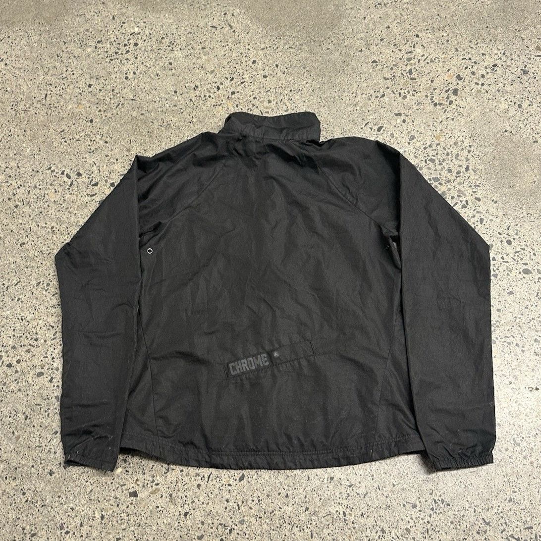 Chrome Industries CHROME Windbreaker Black Full Zip Stand Women's Small Size S / US 4 / IT 40 - 2 Thumbnail