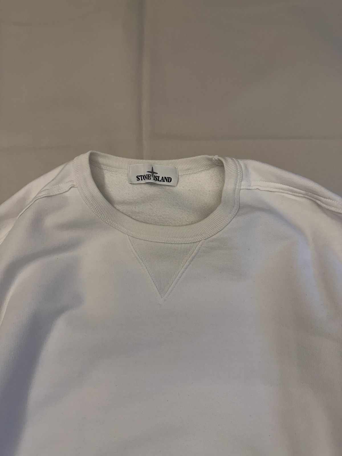 Stone Island Stone Island White Sweatshirt Size US L / EU 52-54 / 3 - 2 Thumbnail
