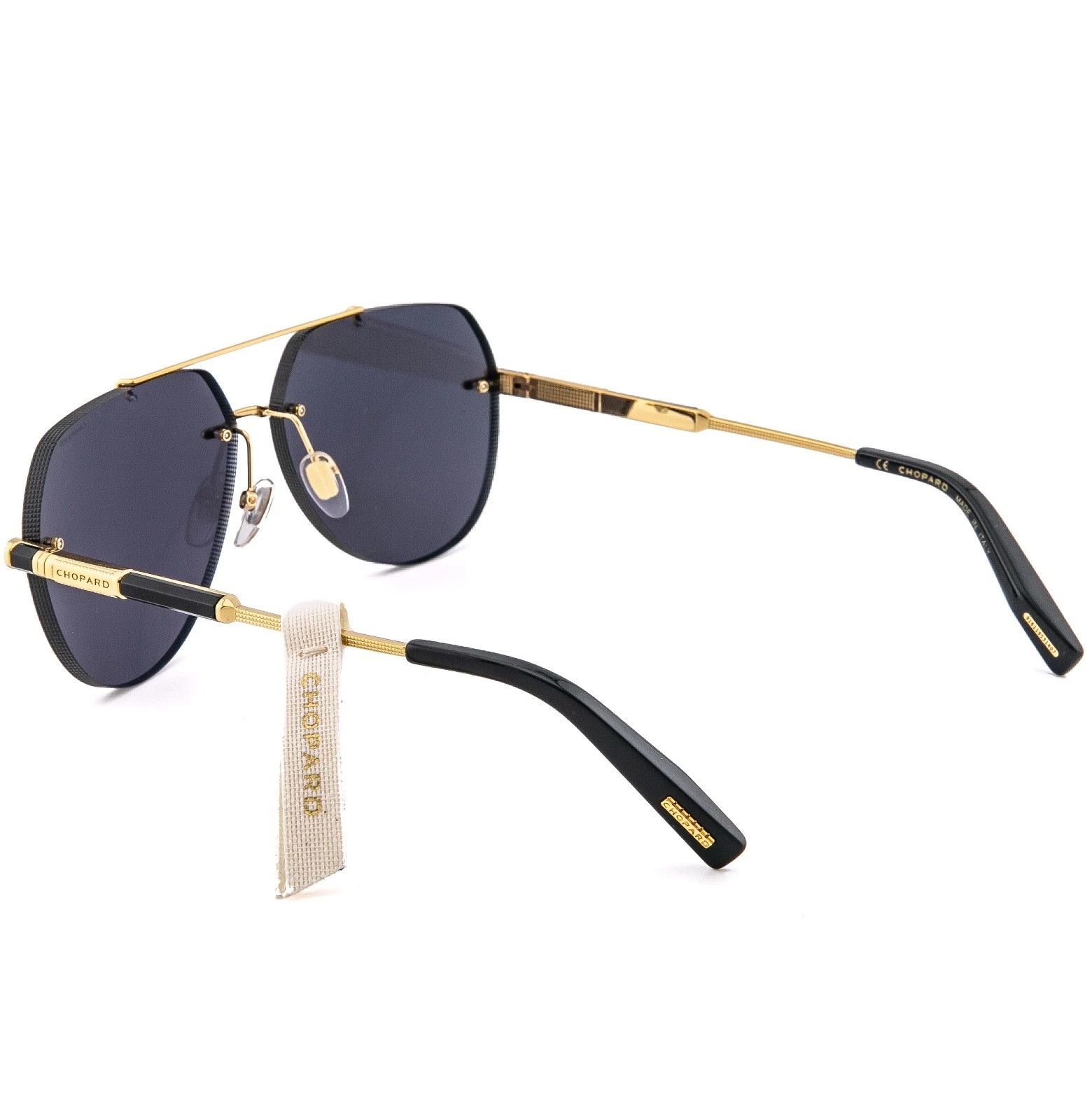 Chopard CHOPARD L.U.C. G37 Aviator SCHG37 Unisex Rimless Sunglasses Size ONE SIZE - 4 Thumbnail