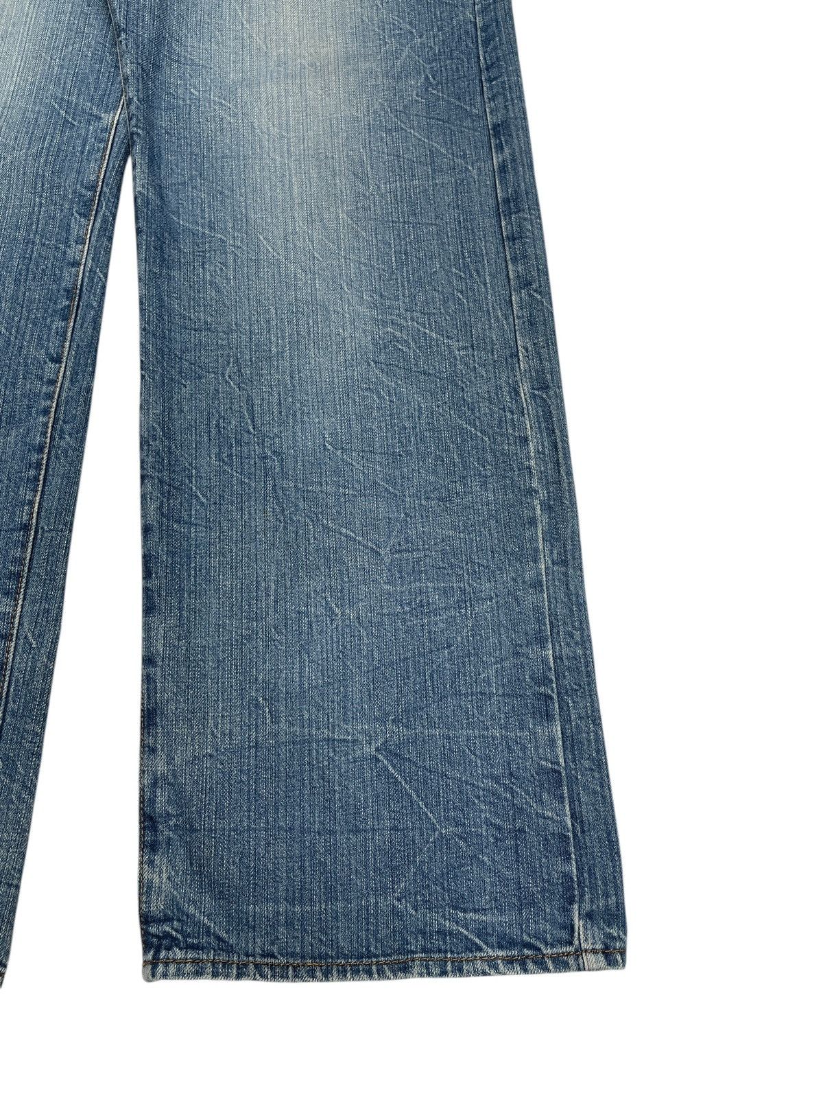 If Six Was Nine × Japanese Brand Rare Design Vintage Brand Piko Sukajan Baggy Jeans 1990s Size US 35 - 6 Thumbnail