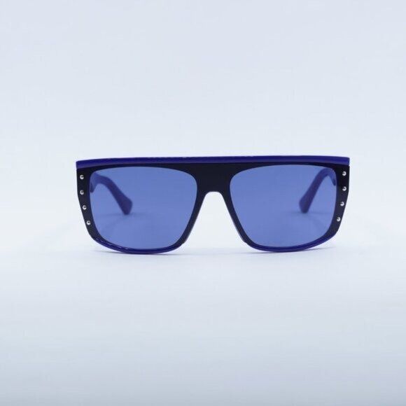 Jimmy Choo Jimmy Choo RYLAN/S 0PJP KU Sunglasses Blue Shield Frame Size ONE SIZE - 3 Thumbnail