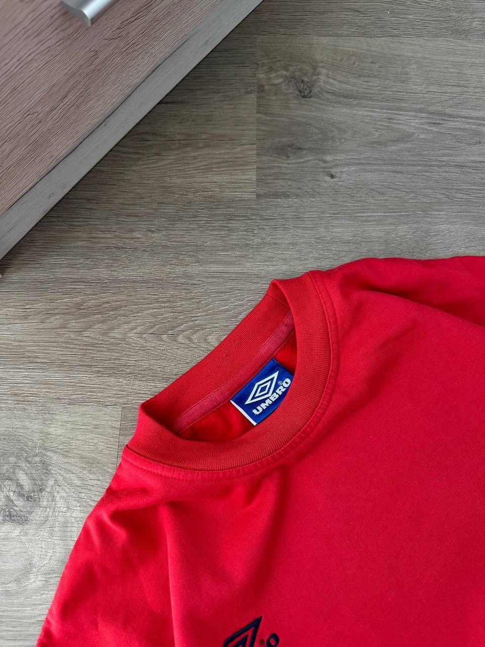 Umbro × Vintage Vintage Umbro Red Sportswear Big Logo Sweatshirt Size US XL / EU 56 / 4 - 7 Thumbnail