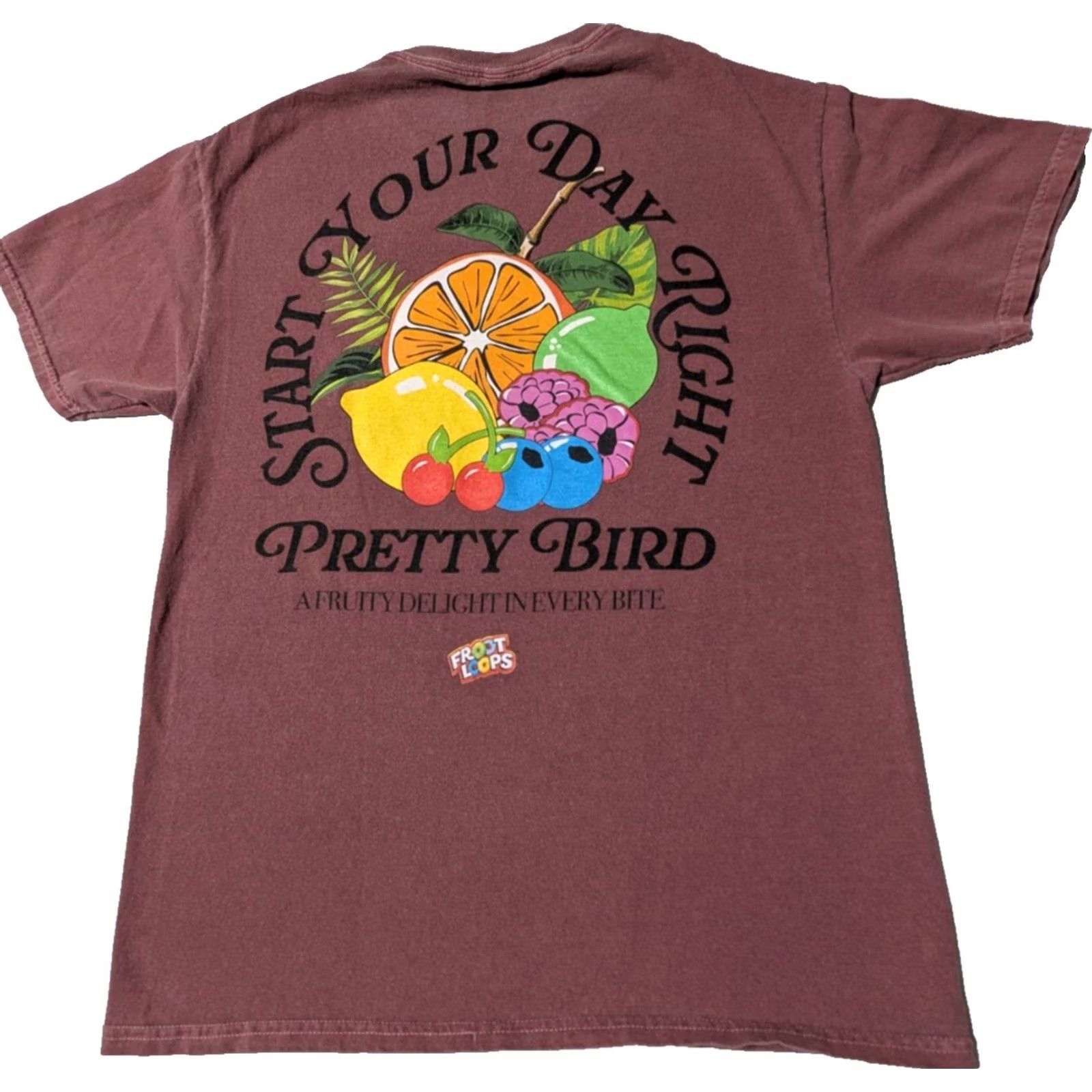 Vintage Kellogg's FROOT LOOPS Toucan Sam Start Your Day Right - Men Medium T-Shirt Size US M / EU 48-50 / 2 - 2 Thumbnail