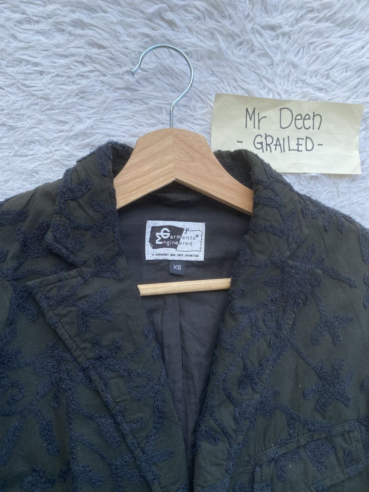 Engineered Garments Engineered Garments Chain Stitch Florals Embroidery Jacket Size XS / US 0-2 / IT 36-38 - 13 Thumbnail