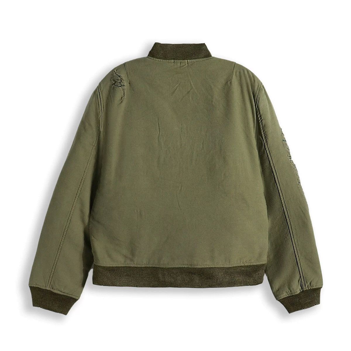 R13 R13 Distressed Down Padded Bomber Jacket Size US L / EU 52-54 / 3 - 5 Thumbnail