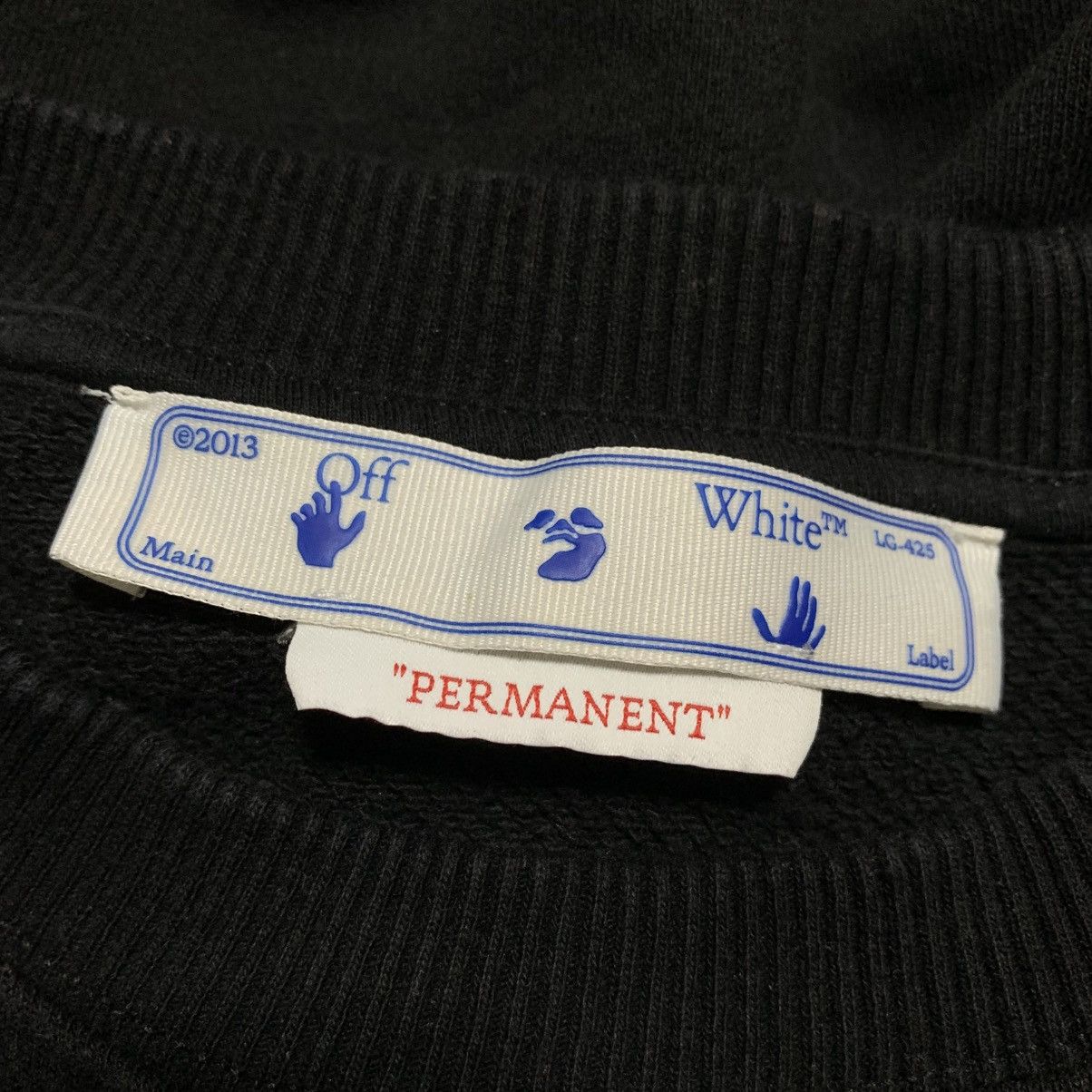 Off-White Off White XS Black Sweatshirt Crewneck Off Logo Short Virgil Size US XS / EU 42 / 0 - 4 Thumbnail